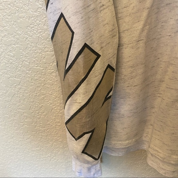 Pink Victoria’s Secret long sleeve T-shirt black gold grey extra small - Picture 3 of 5